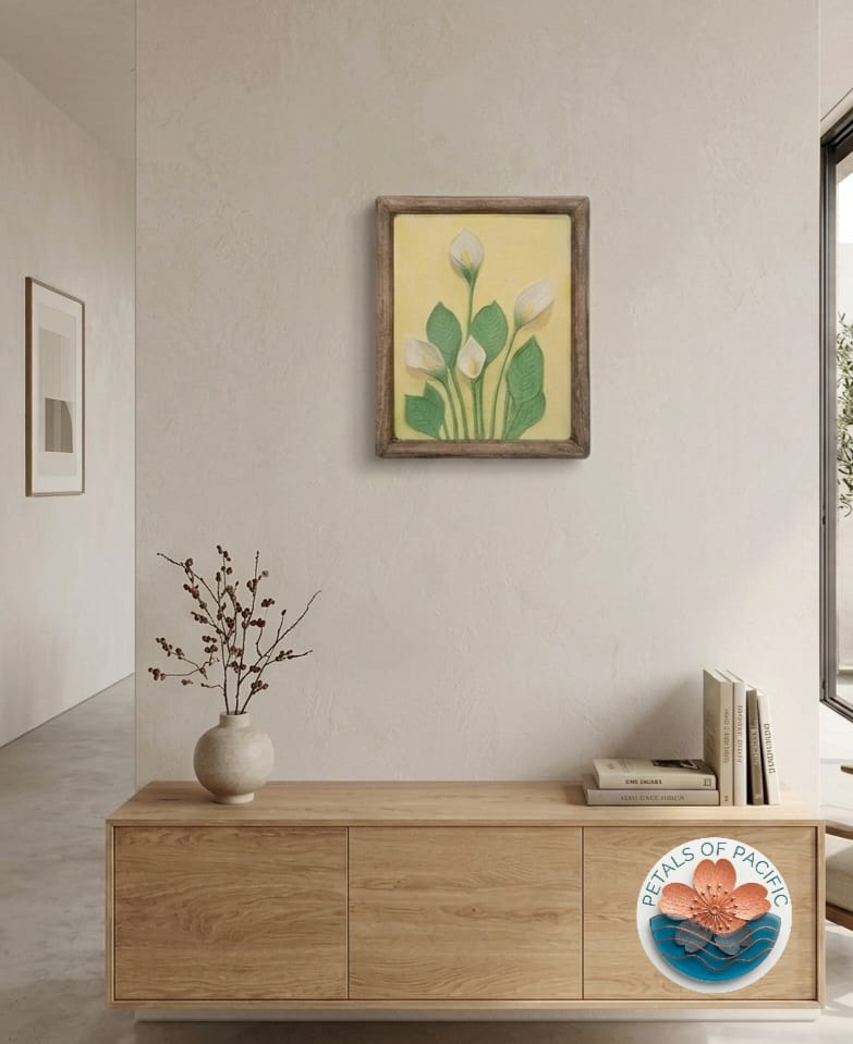 Bringing Peace-Lilly in your home Peacefully (A4 Size)