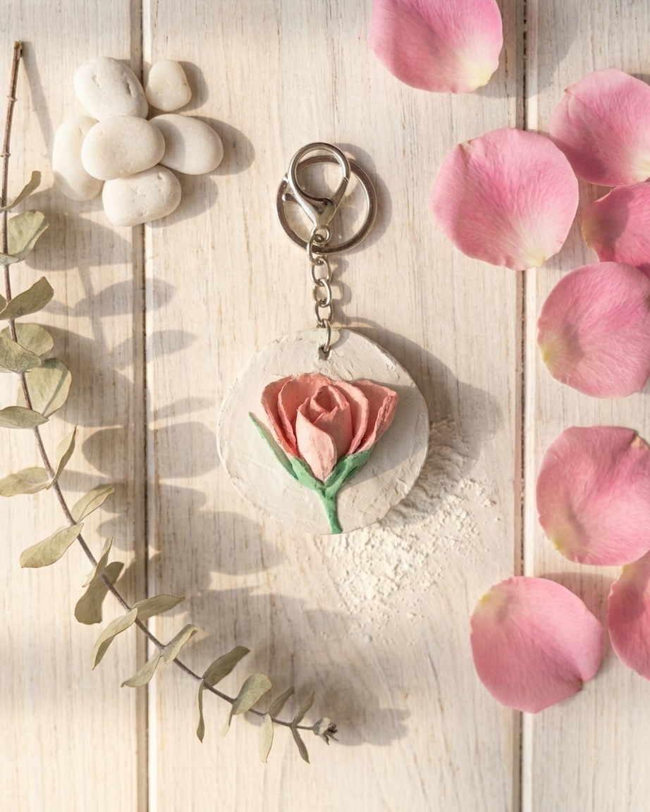 Purse Charm- Floral Touch wherever you go.