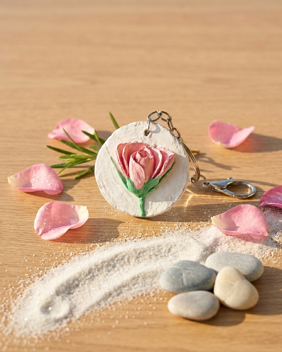 Purse Charm- Floral Touch wherever you go.