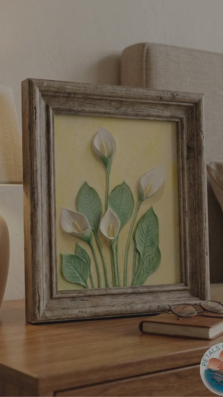 Bringing Peace-Lilly in your home Peacefully (A4 Size)